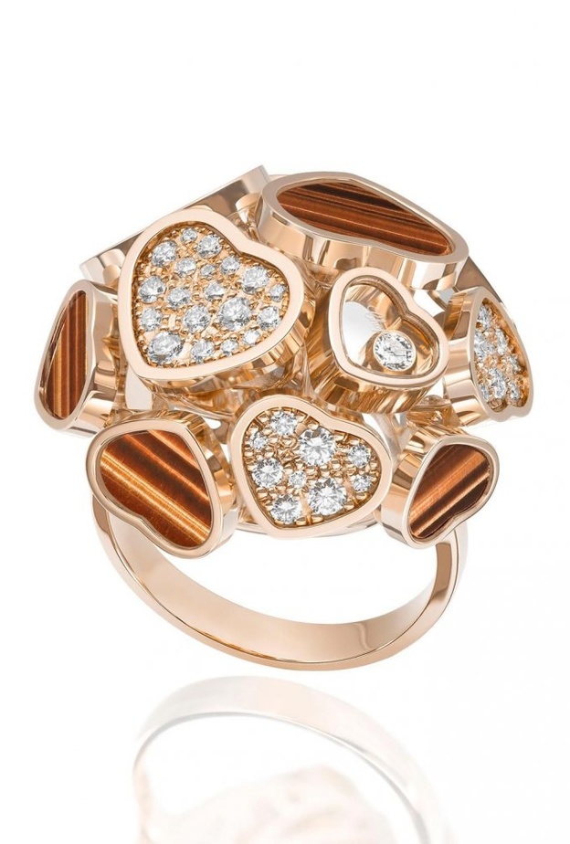 حجر عين النمر - خاتم شوبارد Chopard