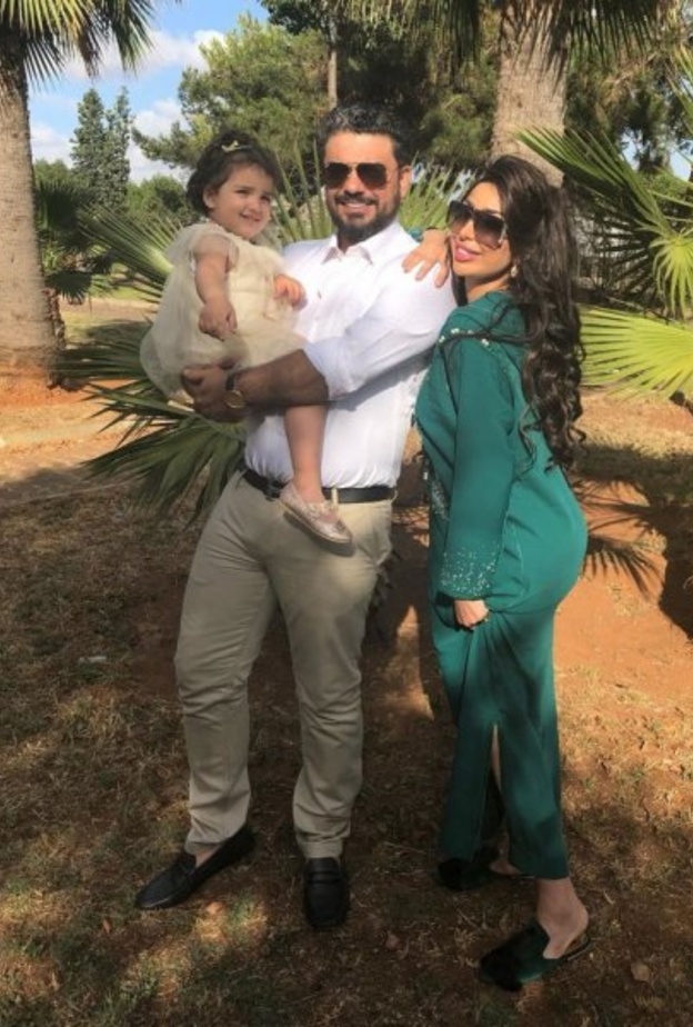 دنيا بطمة وزوجها