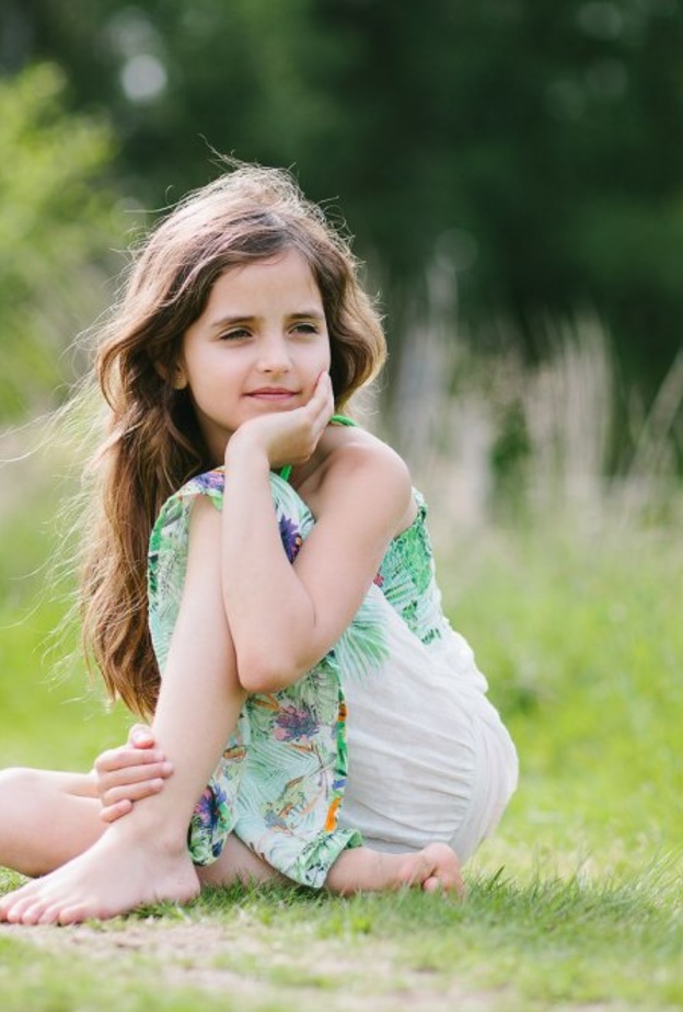 خلطات شعر طبيعية للبنات الصغار في الصيف