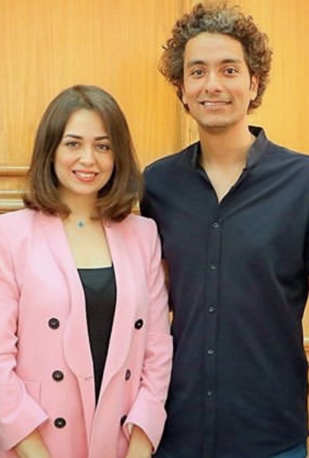 هبة مجدي وزوجها