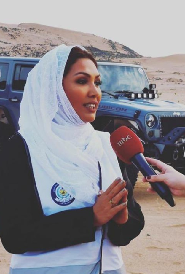  نورة الجعيدي أول سعودية متطوعة بفريق برق للانقاذ