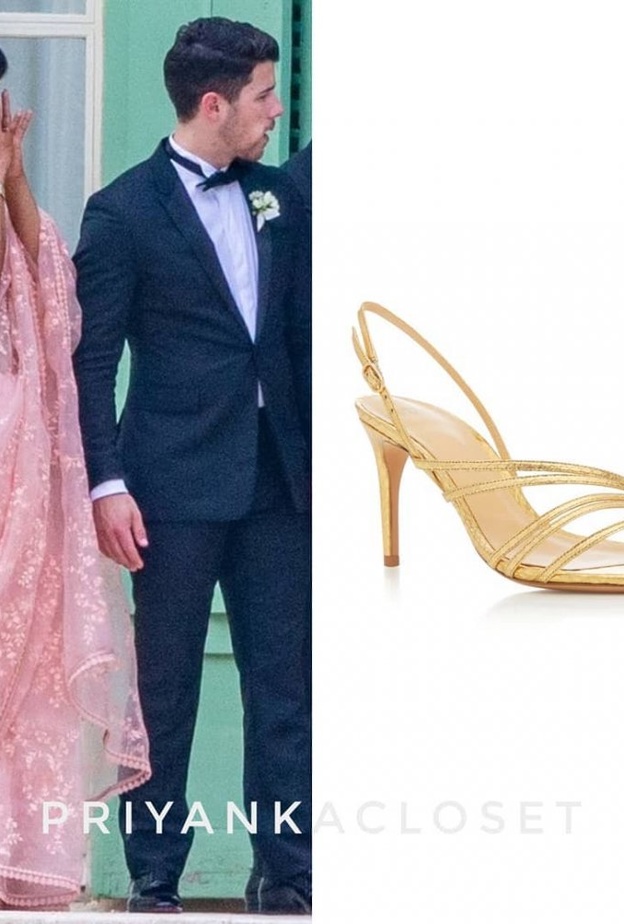  بريانكا تشوبرا ظهرت في حفل الزفاف بساري هندي أنيق باللون الوردي الباستيل