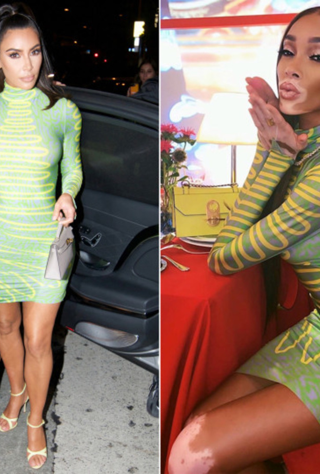 بين كيم كارداشيان وويني هارلو إطلالة من أعجبتكِ أكثر؟