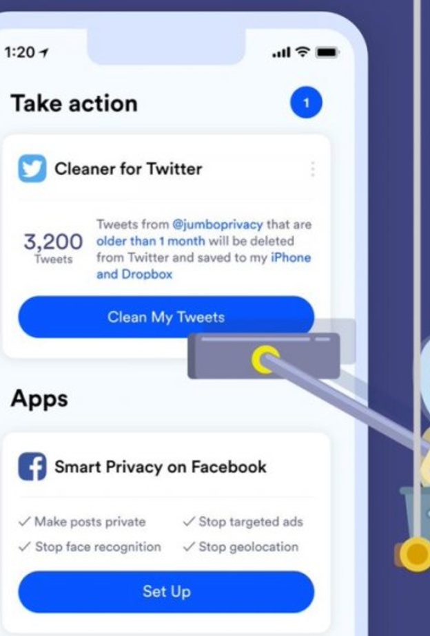 تطبيق Jumbo لحماية خصوصيتك على شبكات التواصل الإجتماعي
