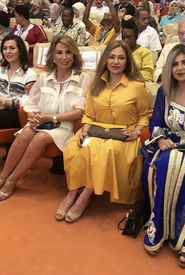 ليلى علوي وإيناس الدغيدي وبوسي شلبي في مهرجان أصيلة