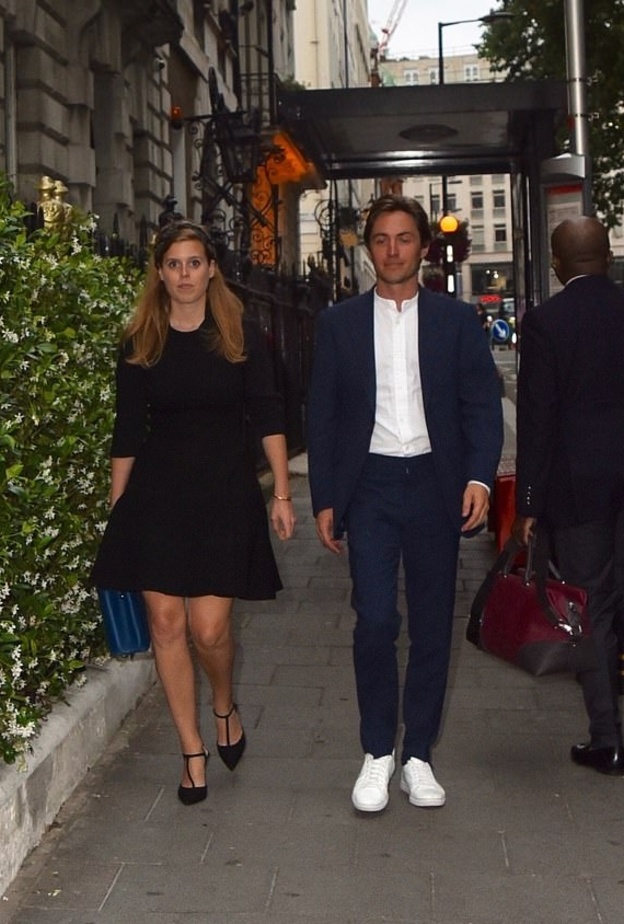 الأميرة بياتريس وصديقها في أحدث ظهور لهما في لندن