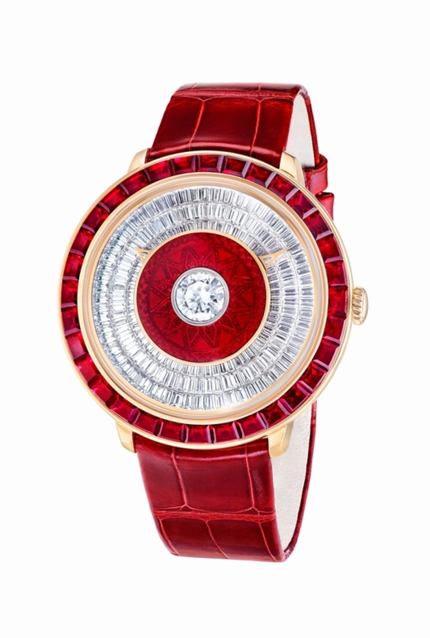 مهارة وحرفية فريدة في تصميم الساعة Dalliance GemAddict - Ruby  