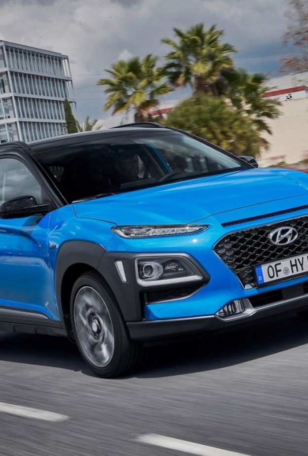 "Hyundai" تقدم نسخة هجينة من سيارتها الكروس أوفر المدمجة "Kona"