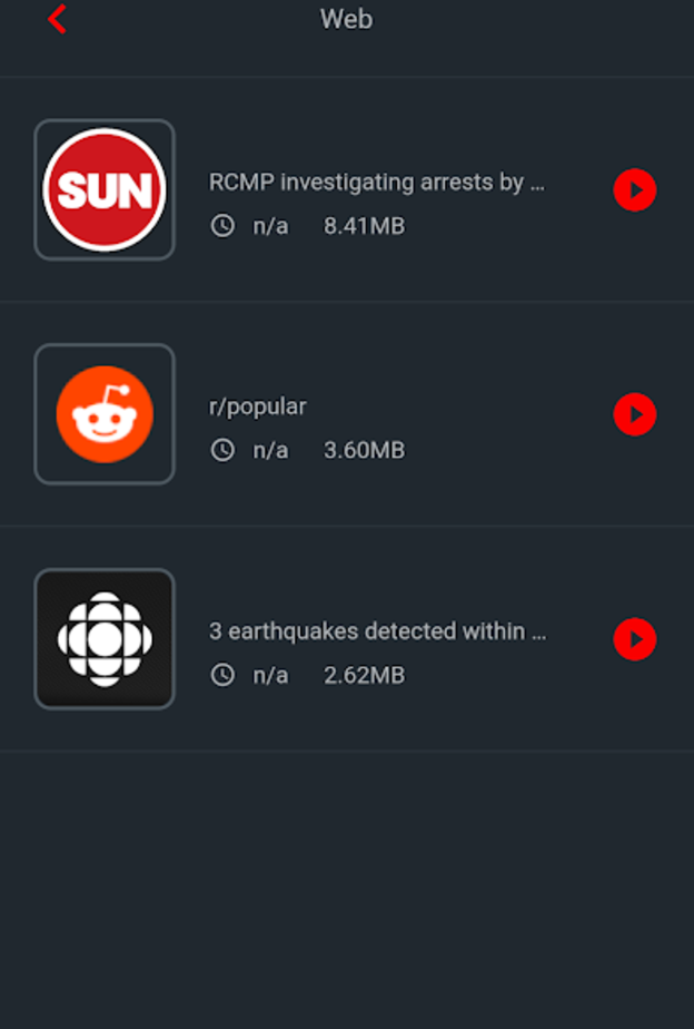  تطبيق Offliner لتخزين المحتوى اونلاين والاطلاع عليها لاحقًا بدون انترنت