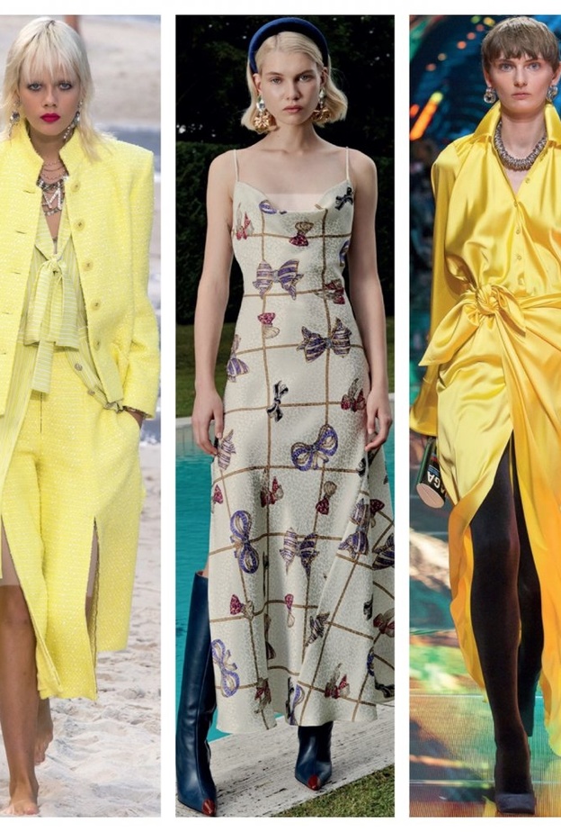 هكذا بدت عقدة الفراشة التي زينت فستان Emilia Wichstead