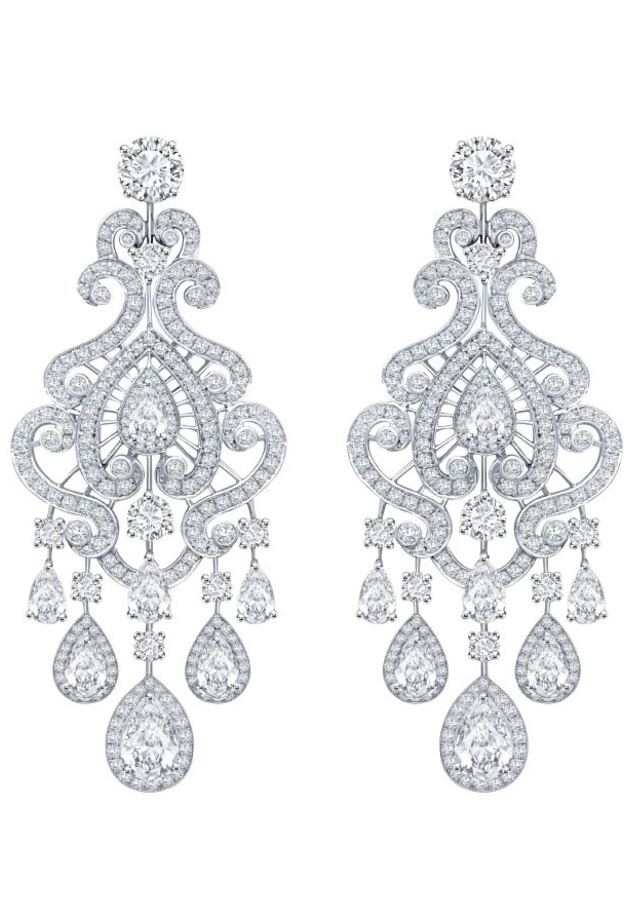 أقراط Garrard Muse Starlight Yellow Diamond