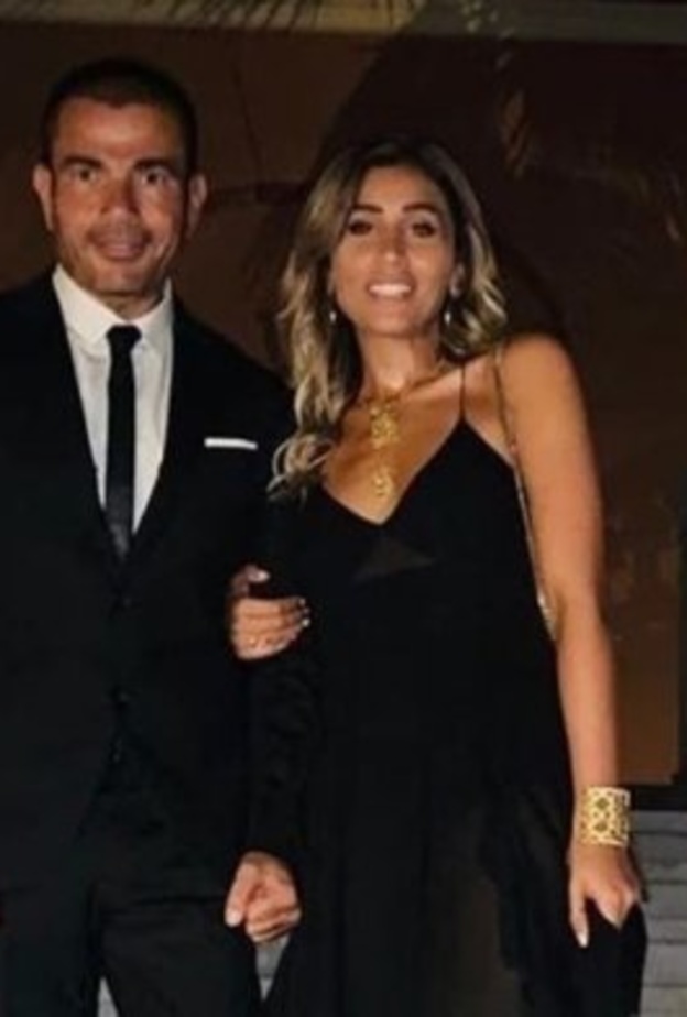 عمرو دياب ودينا الشربيني