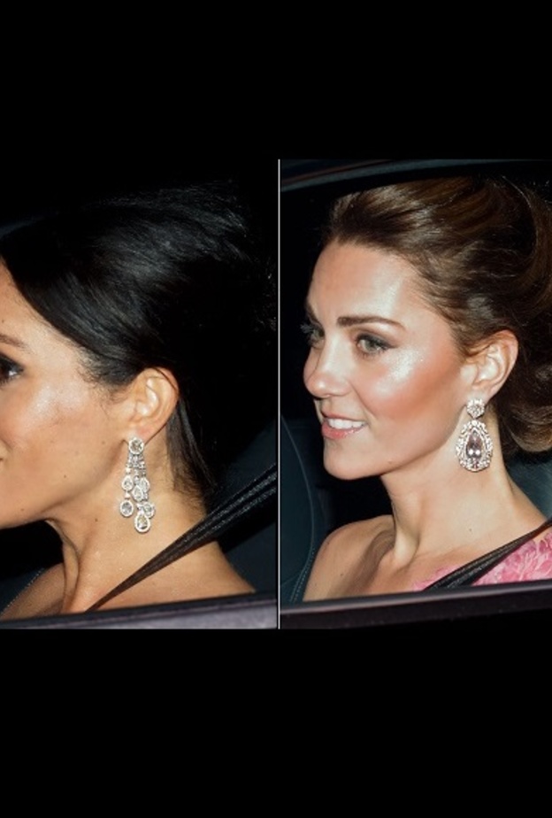 مجوهرات كيت ميدلتون وميغان ماركل 