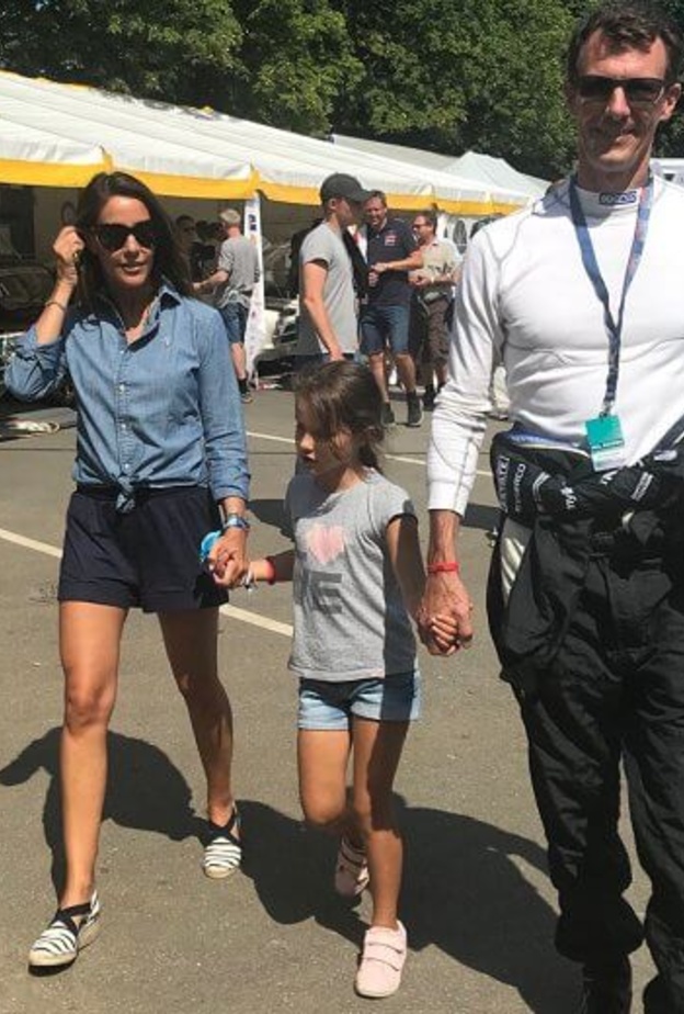 الأمير يواكيم وزوجته في سباق الجائزة الكبرى التاريخي لكوبنهاجن