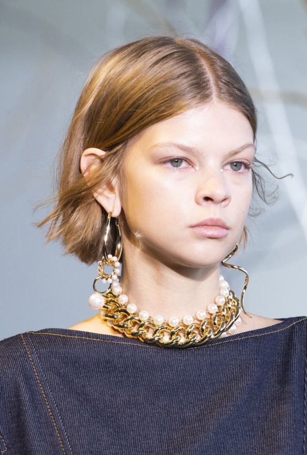 احدث افكار قصات الشعر الكاري موضة خريف 2019 من Stella McCartney