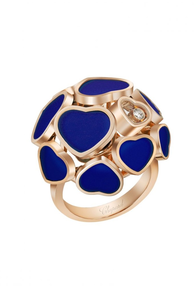  اجدد دبل خطوبة مرصعة بالأزرق من دار Chaumet