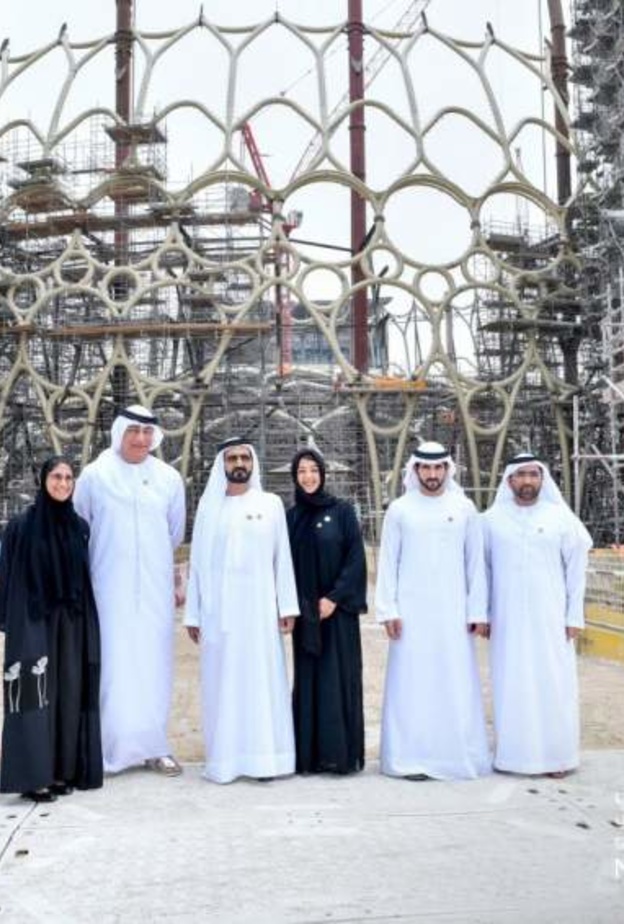 الشيخ محمد بن راشد يتفقد مشاريع البنية التحتية في" اكسبو 2020 دبي "