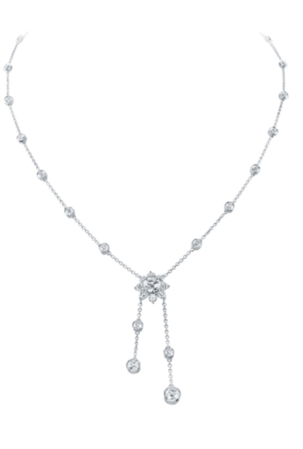 سلاسل الماس ناعمة للعروس الرومانسية من دار Chaumet 