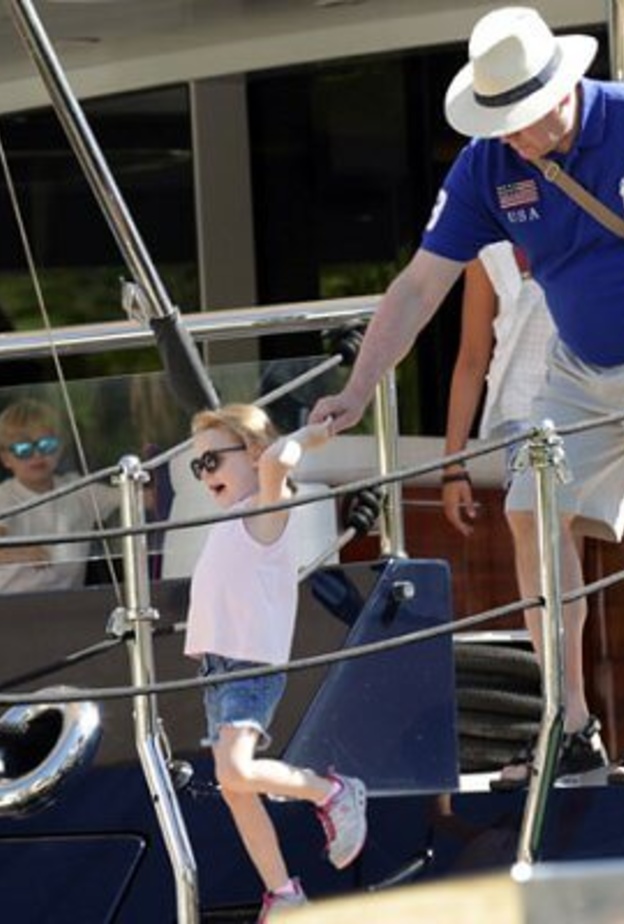 أمير موناكو وعائلته في عطلة في كرواتيا