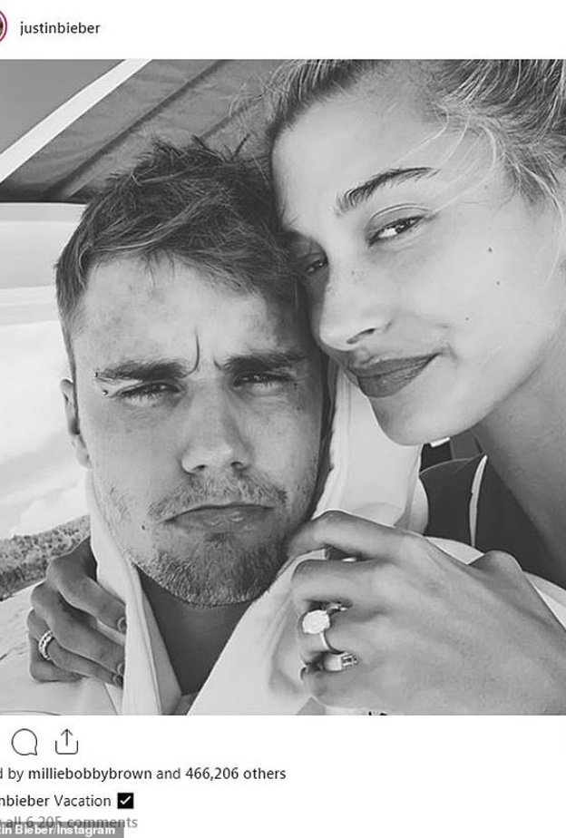 جاستن بيبر و هايلي بالدوين