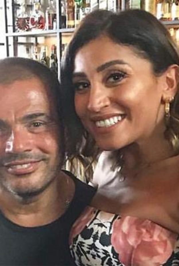 عمرو دياب ودينا الشربيني