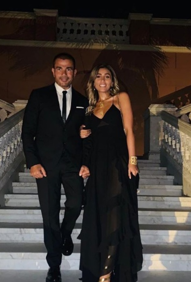 عمرو دياب ودينا الشربينى