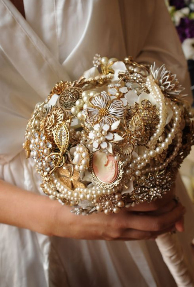 البوكية من الاحجار تناسب العروس التي ترغب بالتميز