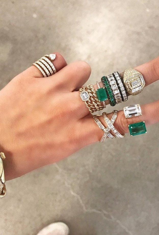 خاتم الماس بارز من فان كليف أند آربلز 