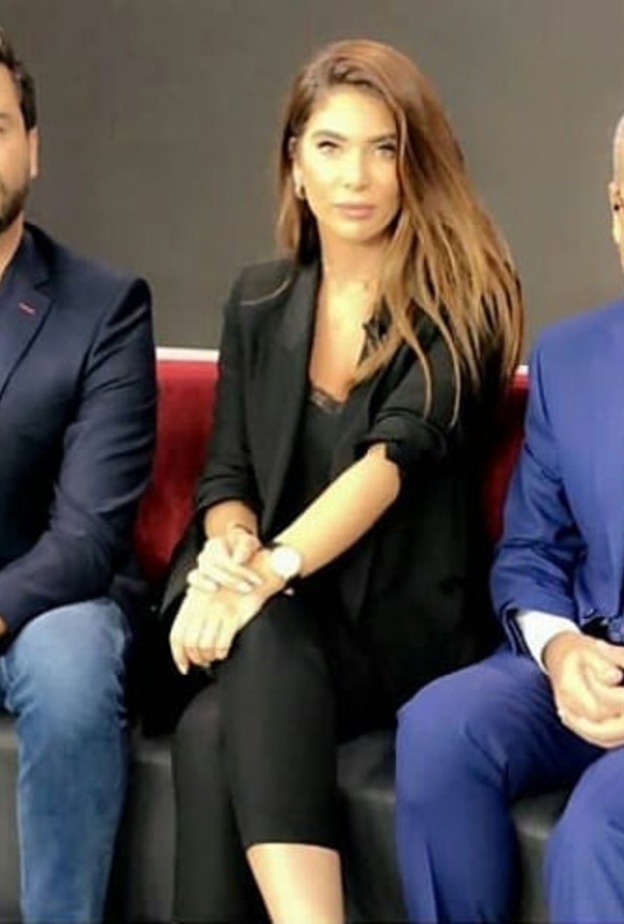 معتصم النهار وزوجته 