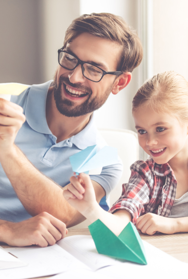 تفاعل الأب مع الأبناء يزيد من معدلات الذكاء لديهم