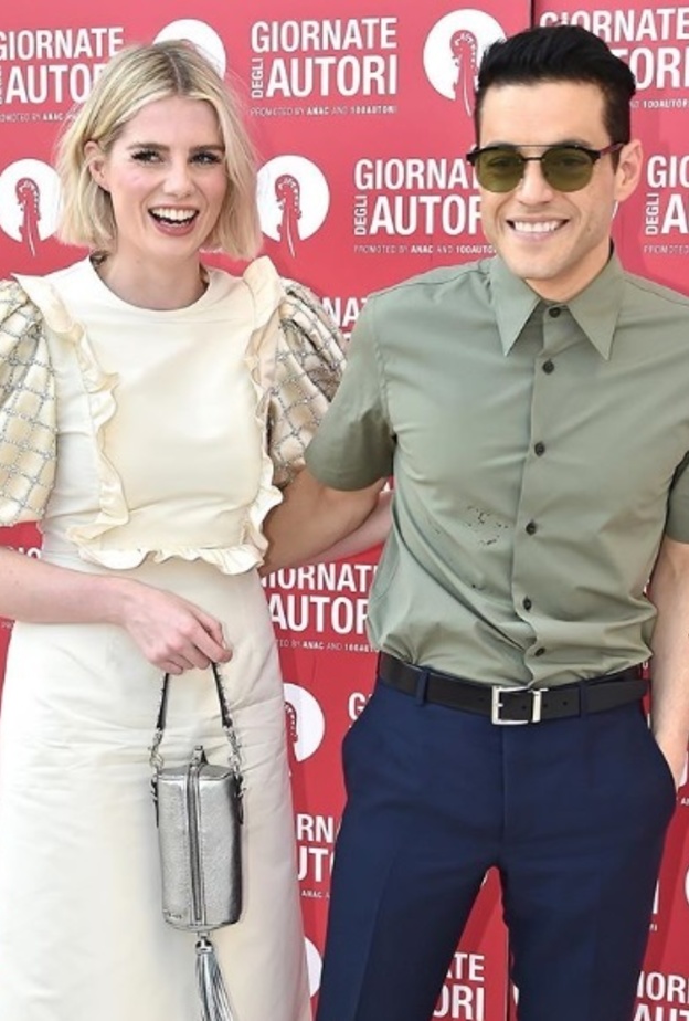 رامي مالك ولوسي بوينتون 