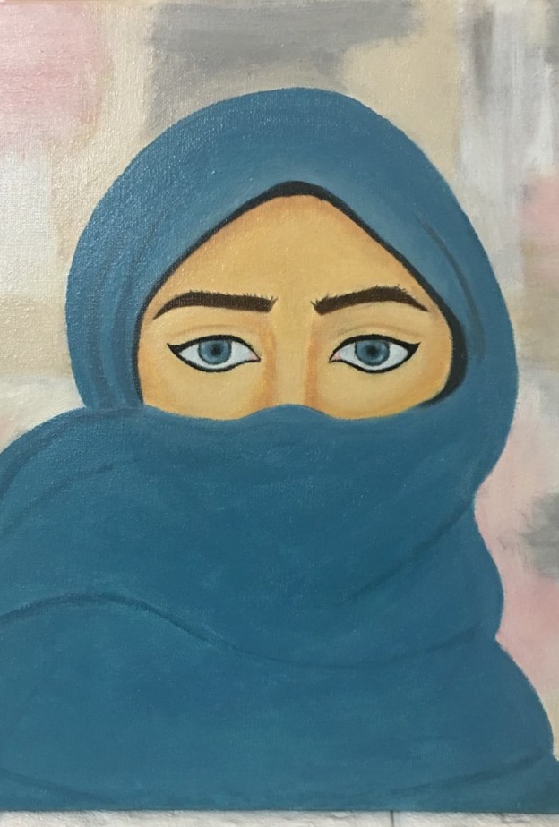  احدى رسومات الرسامة السعودية هنادي الشاعري