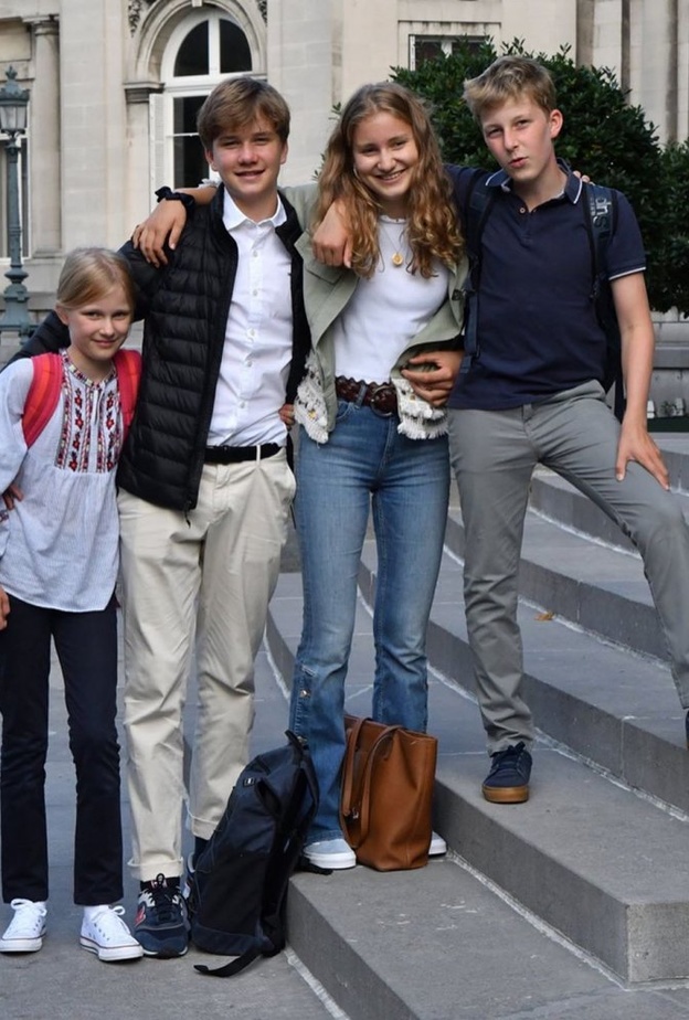  نشر البلاط الملكي البلجيكي صورة جديدة لأبناء ملك وملكة بلجيكا