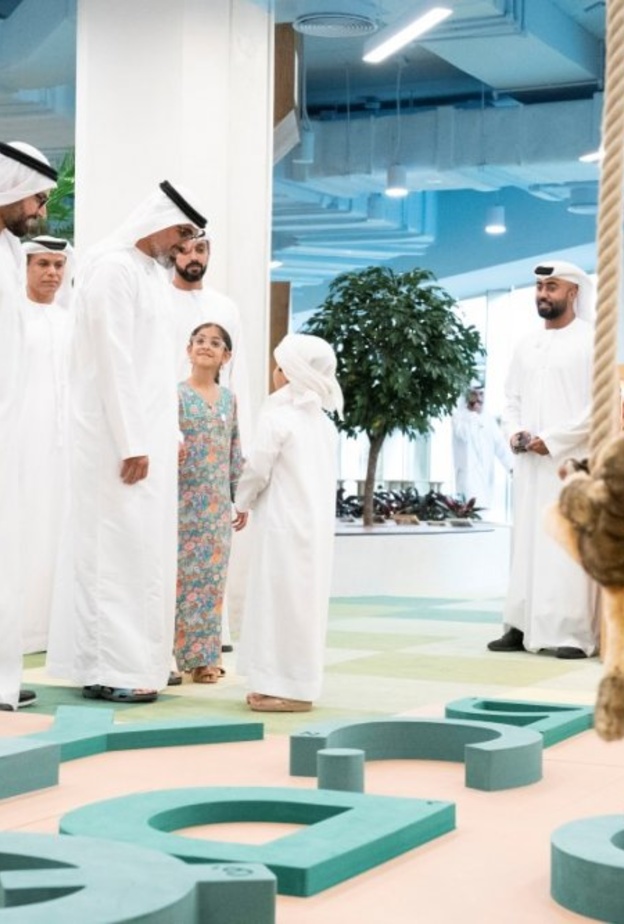 الشيخ خالد بن محمد بن زايد يفتتح المرافق الجديدة بالمجمّع الثقافي في أبوظبي