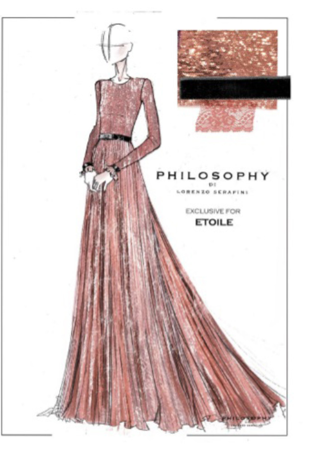حصرياً في إتوال "لا بوتيك".. فستان  Philosophy  من تصميم من لورينزو سيرافي