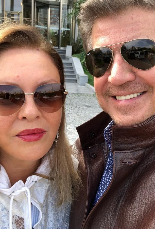 جورجينا رزق مع زوجها وليد توفيق