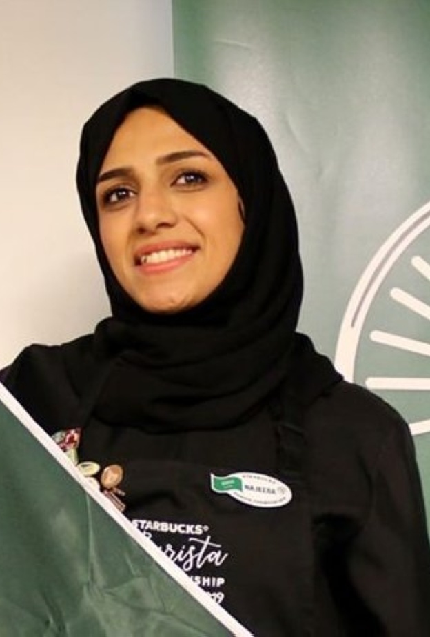 نجيبة المكي أول سعودية تتأهل لبطولة الباريستا