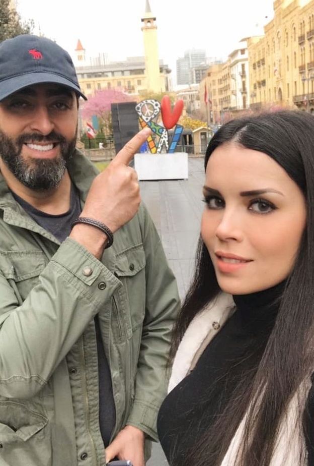 باسم ياخور وزوجته 