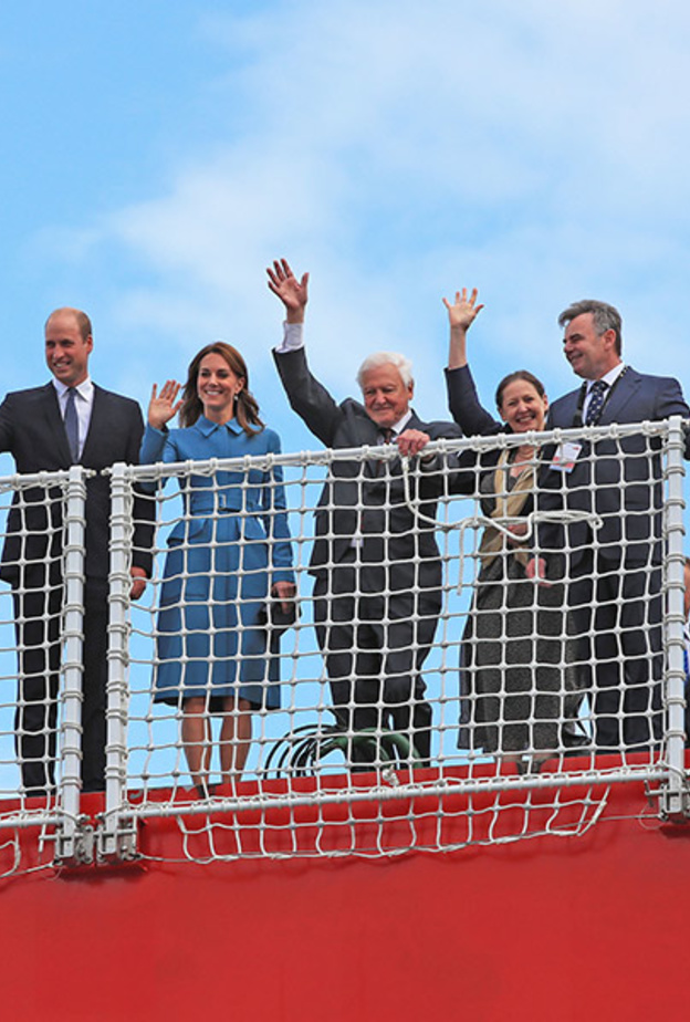 الأمير وليام وكيت ميدلتون يزوران بيركينهيد