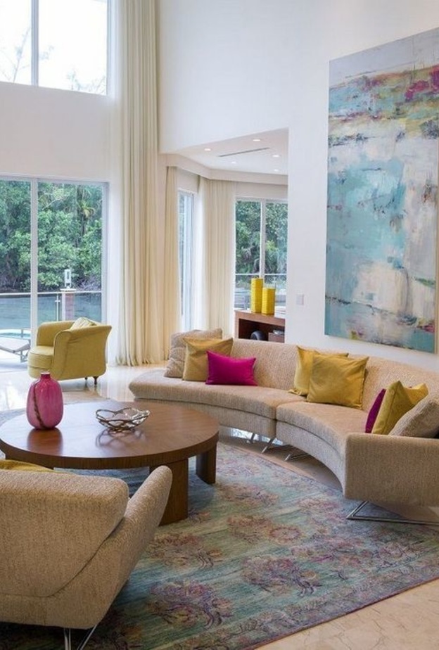 كنب دائري لعروسة 2019