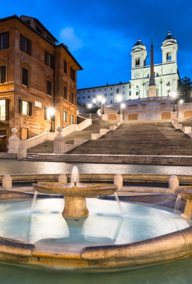 السلالم الإسبانية الرائعة في روما