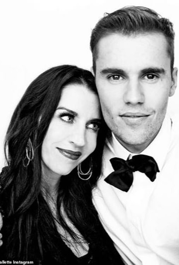 جاستن بيبر و أمه 