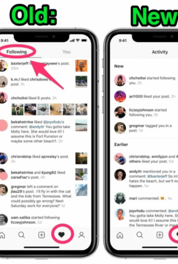  انستقرام تزيل تبويب Following بالكامل من تطبيقها