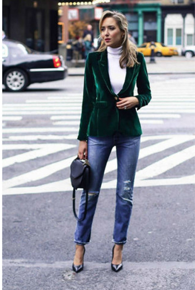 Akris توب مخمل من