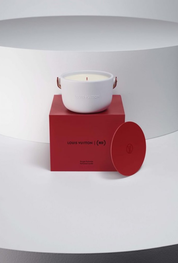 شمعة Louis Vuitton I (RED).. دعماً للكفاح من أجل القضاء على الإيدز 