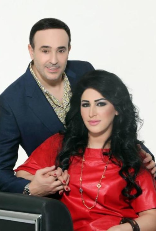صابر الرباعي احتفل بعيد ميلاد زوجته اخلاص