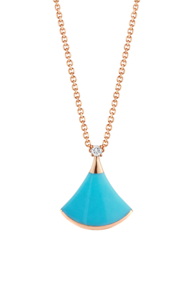  مجوهرات ناعمة للعروس بحجر الفيروز من دار Bvlgari