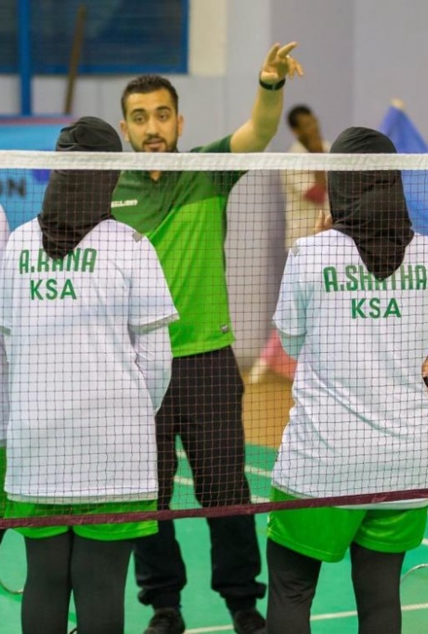 مشاركة المنتخب السعودي للريشة الطائرة للسيدات في بطولة مصر الدولية