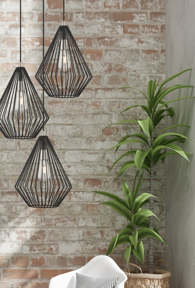 أجهزة إنارة مودرن بألوان مبهجة لغرف طعام عصرية