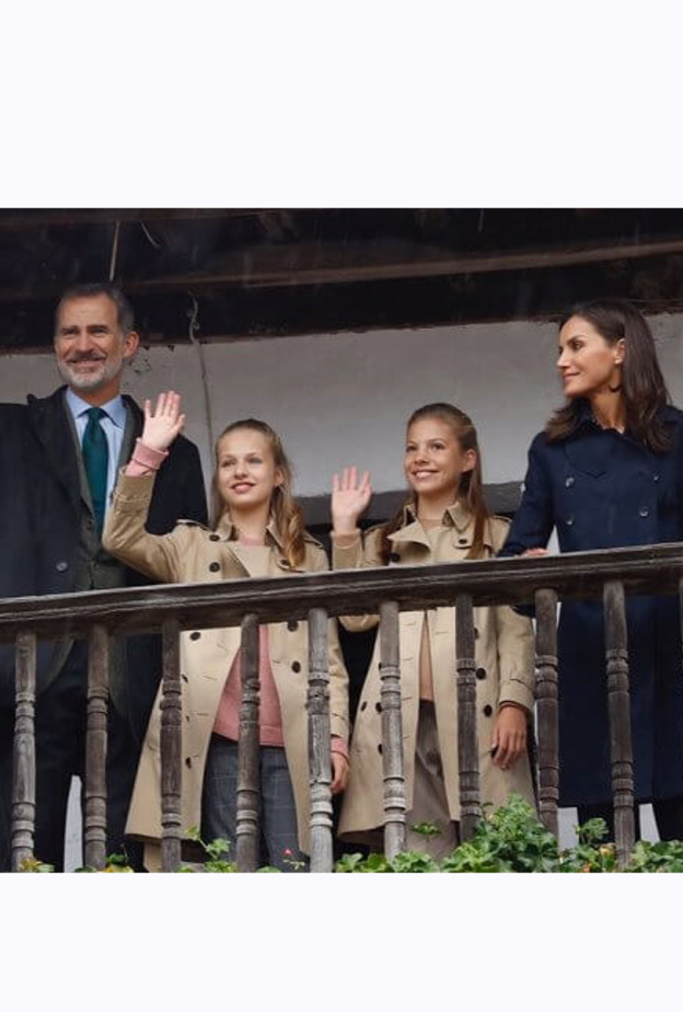 العائلة الإسبانية المالكة تزور كابرالس